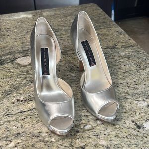 Steven by Steve Madden silver shoes